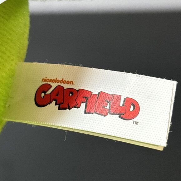 Garfield The Cat 9” Plush Stuffed Animal Neon Green Toy Factory 2022 Nickelodeon - Picture 7 of 9